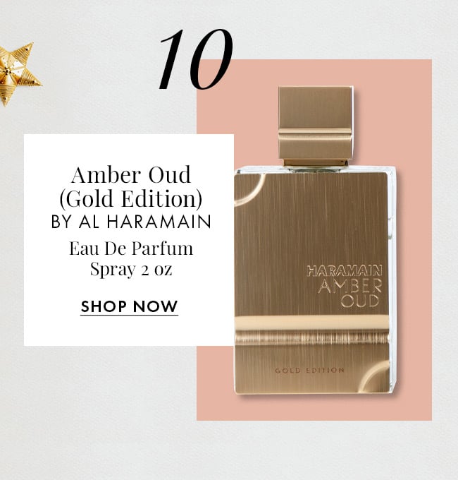 10. Amber Oud (Gold Edition) by Al Haramain. Eau De Parfum Spray 2 oz. Shop Now