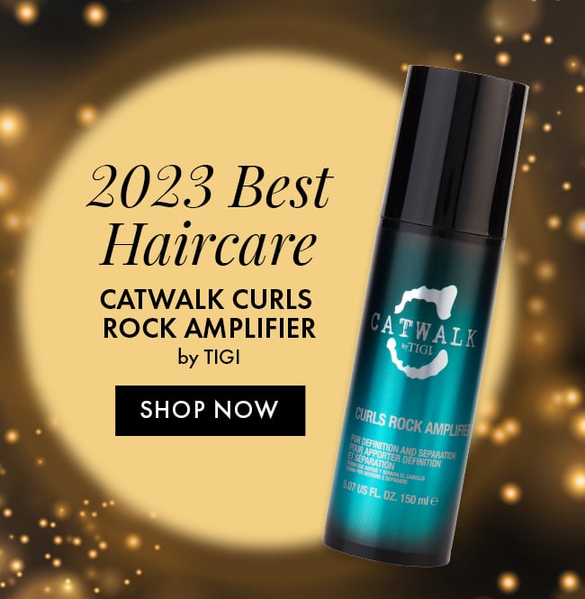 2023 Best Haircare. Catwalk curls rock amplifier by Tigi. Shop Now