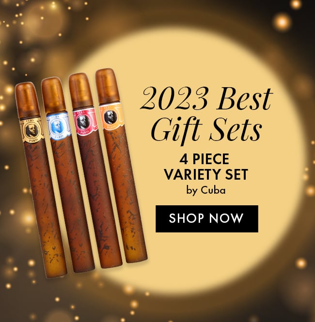 2023 Best Gift Sets. 4 Piece variety set by Cuba. Shop Now