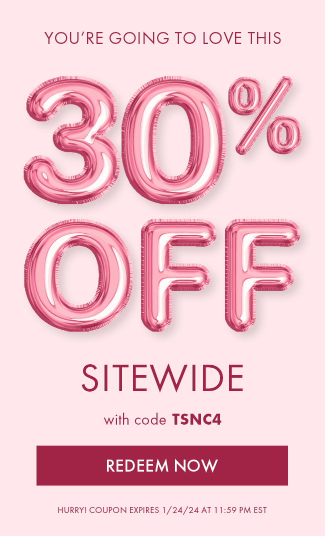 You're Going To Love This. 30% Off Sitewide With Code TSNC4. Redeem Now. Hurry! Coupon Expires 1/24/24 At 11:59 PM EST
