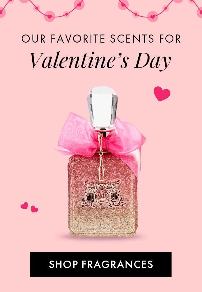 Our favorite scents for Valentine's day. Shop fragrances