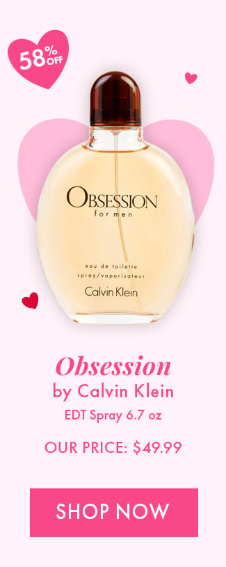 58% Off. Obesession by Calvin Klein. EDT SPray 6.7oz. Our Price: $49.99. Shop Now