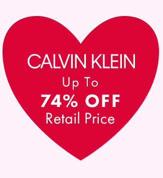 Calvin Klein. up to 74% Off Retail Price