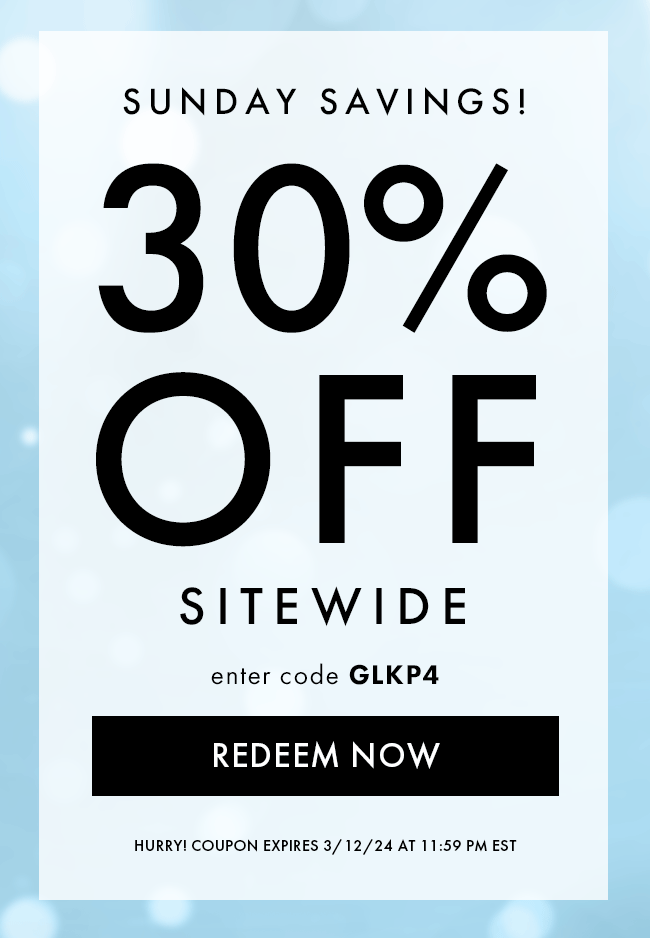 Sunday Savings! 30% Off Sitewide. Enter Code GLKP4. Redeem Now. Hurry! Coupon Expires 3/12/24 At 11:59 PM EST