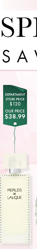 Department Store Price $120. Our Price $38.99. lalique perles de lalique eau de parfum