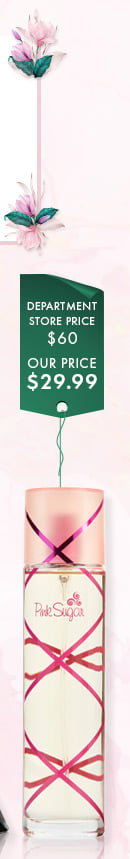 Department Store Price $60. Our Price $29.99. aquolina pink sugar
