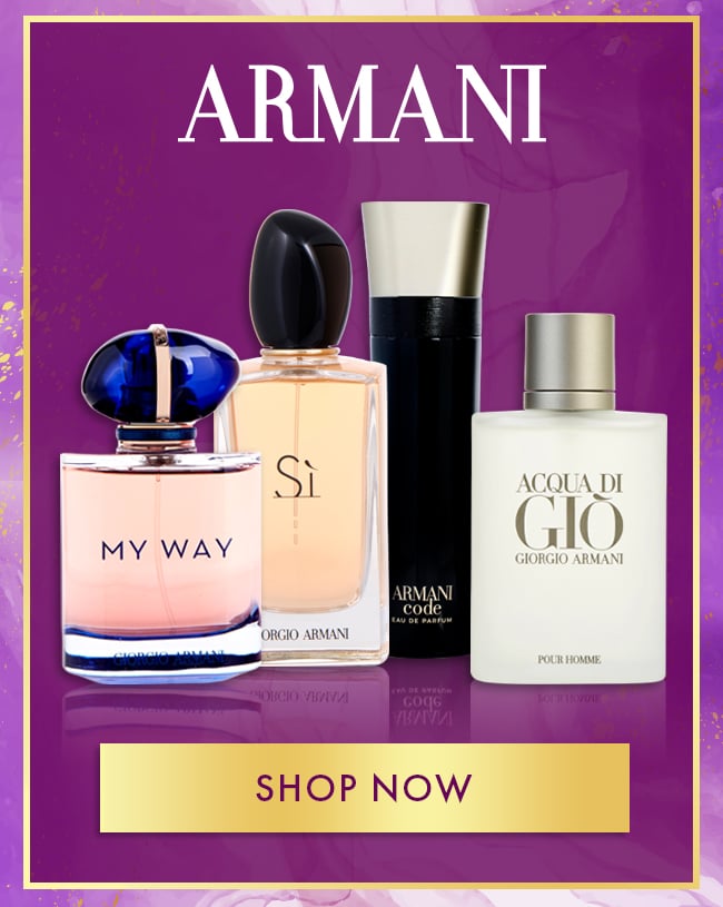 Armani. Shop Now