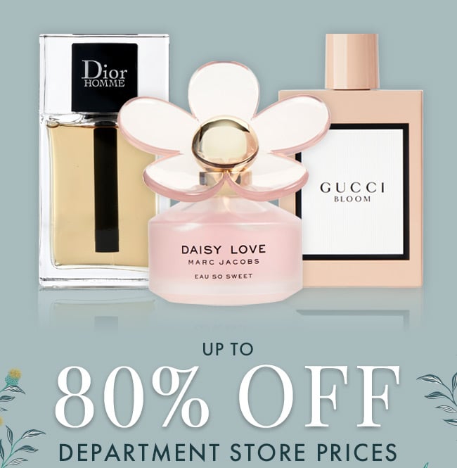 Up to 80% Off Department Store Prices