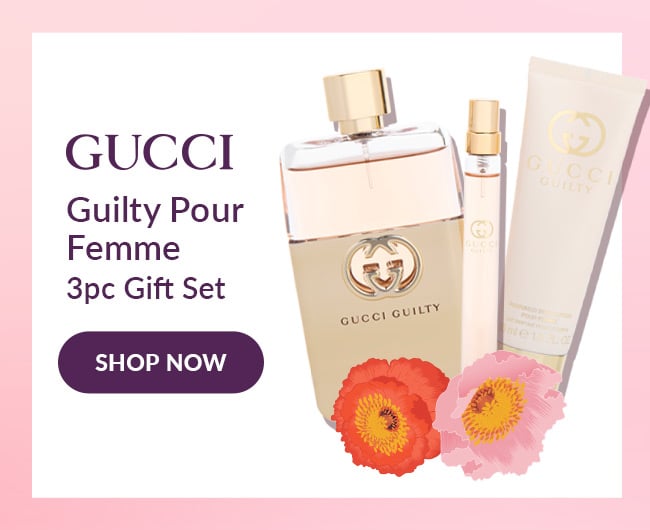 Gucci. Guilty Pour Femme 3pc Gift Set. Shop Now