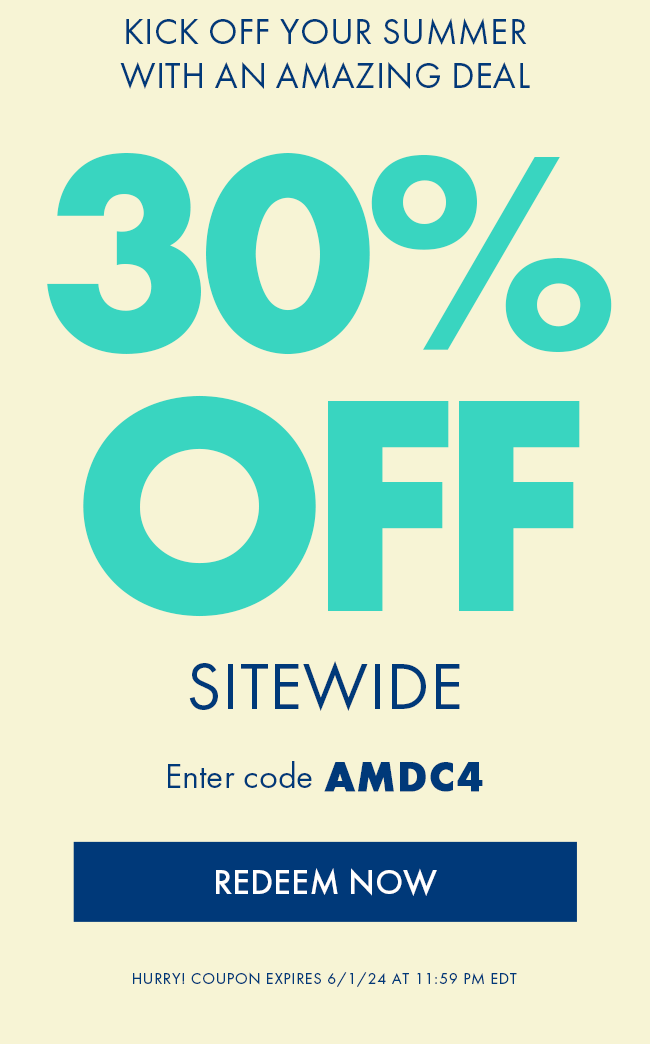 Kick Off Your Summer With An Amazing Deal. 30% Off Sitewide. Enter Code AMDC4. Redeem Now. Hurry! Coupon Expires 6/1/24 At 11:59 PM EDT