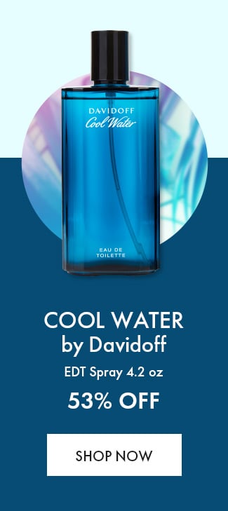 Cool Water by Davidoff. EDT Spray 4.2 oz. 53% Off. Shop Now