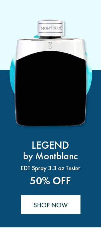 Legend by Montblanc. EDT Spray 3.3 oz Tester. 50% Off. Shop Now