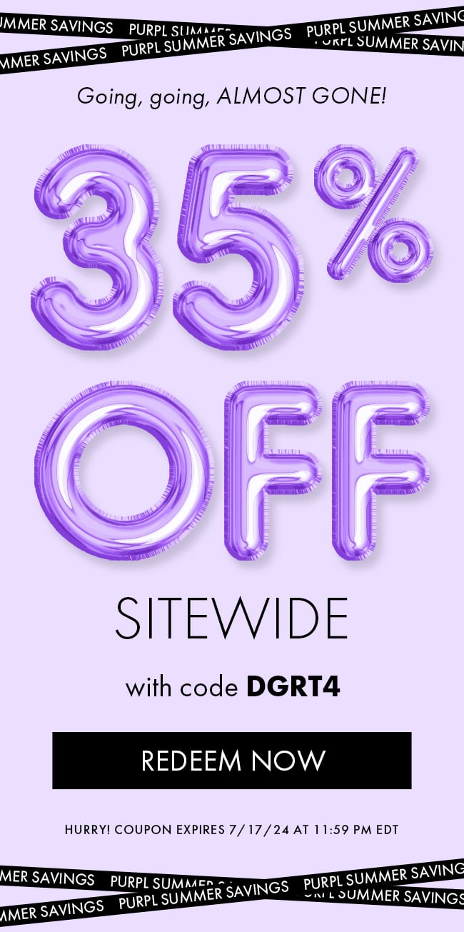 This Deal is Going, Going, GONE. 35% Off Sitewide with code DGRT4. Redeem Now. Hurry! Coupon expires 7/17/24 at 11:59 PM EDT