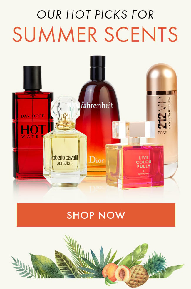 Our hot picks for summer scents. Shop Now