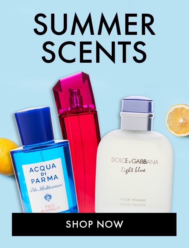 Summer Scents. Shop Now