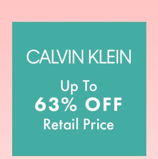 Calvin Klein Up To 63% Off Retail Price