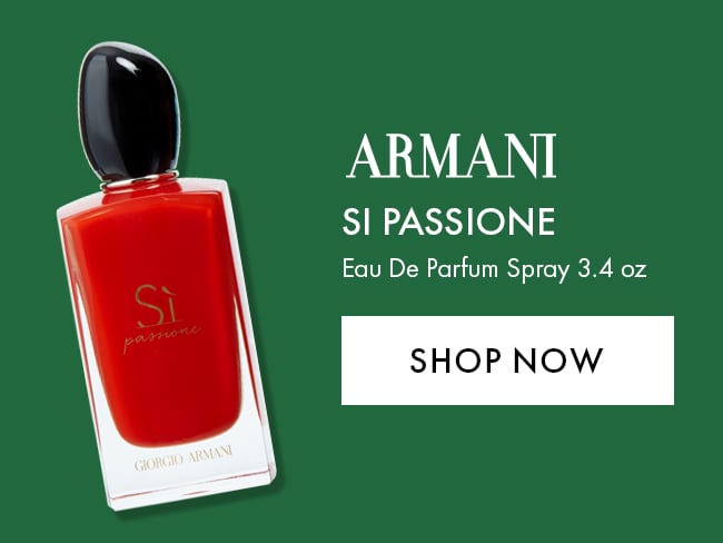 Armani Si Passione. Eau De Parfum Spray 3.4 oz. Shop Now