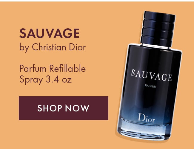 Sauvage by Christian Dior Parfum Refillable Spray 3.4 oz. Shop Now