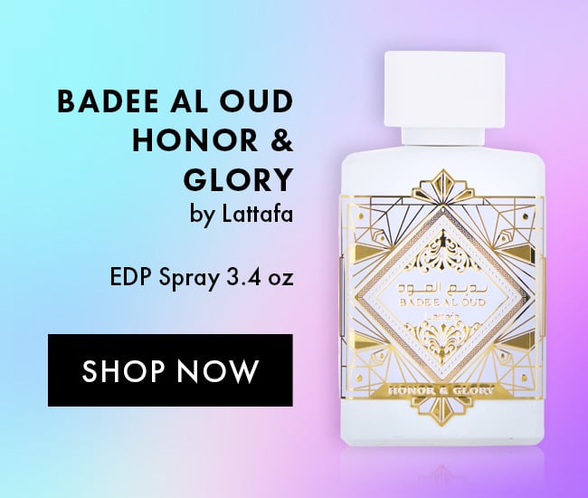 Badee Al Oud Honor & Glory  by Lattafa  EDP Spray 3.4 oz. Shop Now