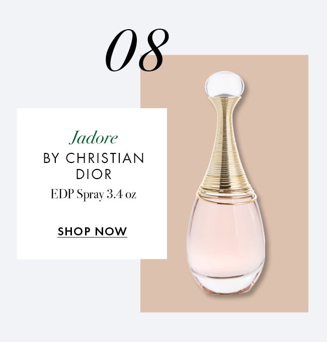 08. Jadore by Christian Dior. EDP Spray 3.4 oz. Shop Now