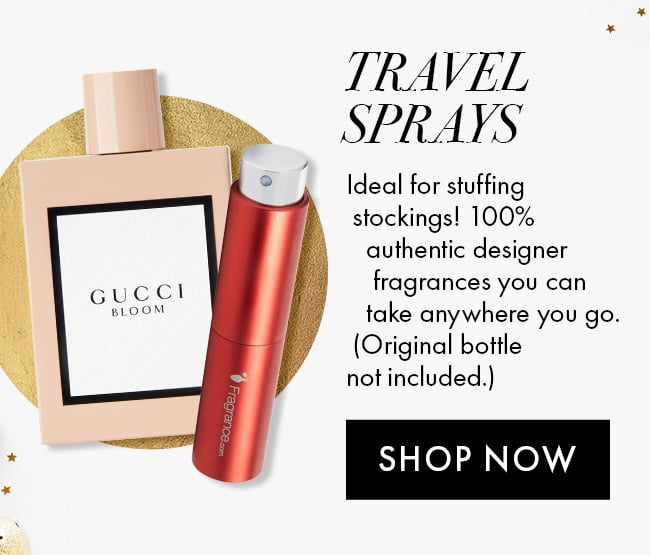 Travel Sprays. 'Tis the season for gifting! Find great sets with gels, lotions and fragrances that are sure to please everybody on your list! Shop Now