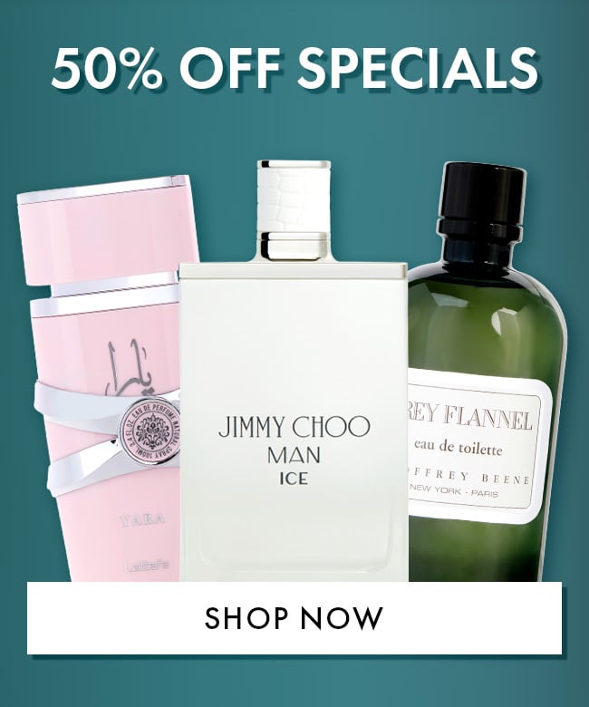 50% Off Specials. Shop Now