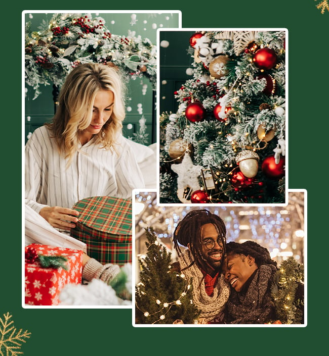 Image of christmas tree and gifts