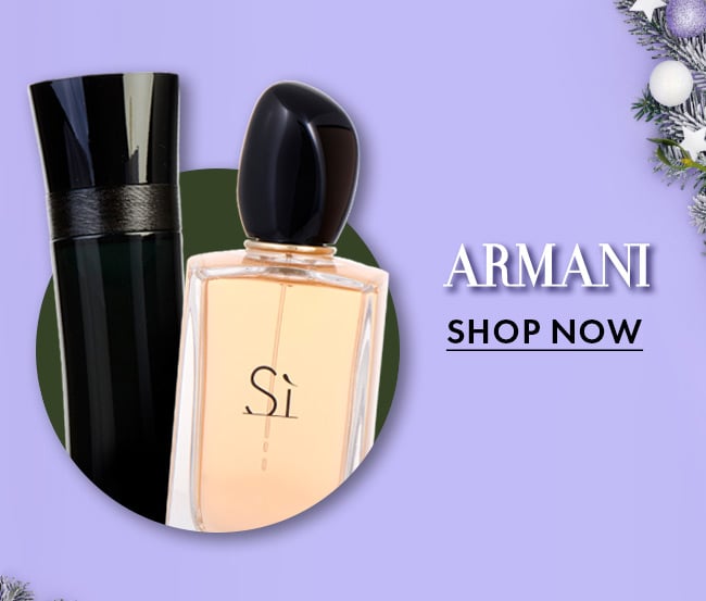 Armani. Shop Now