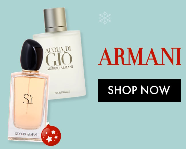 Armani. Shop Now