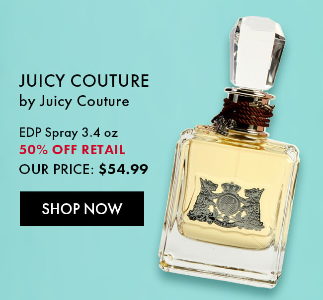 Juicy Couture by Juicy Couture. EDP Spray 3.4 oz. 50% Off Retail. Our Price $54.99. Shop Now