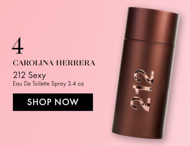 4. Carolina Herrera. 212 Sexy Eau de toilette Spray 3.4oz. Shop Now 