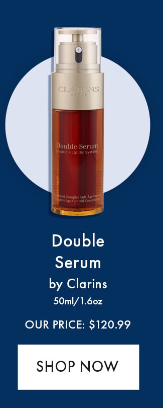 Double Serum by Clarins, 50ml/1.6 oz. Our price: $120.99. Shop Now