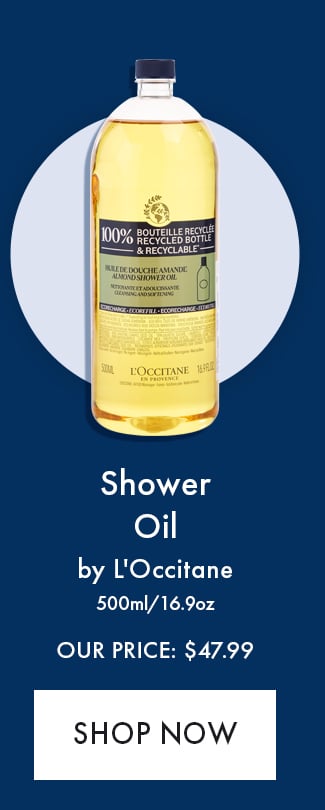 Shower Oil by l'Occitane. 500ml/16.9oz. Our price: $47.99. Shop Now