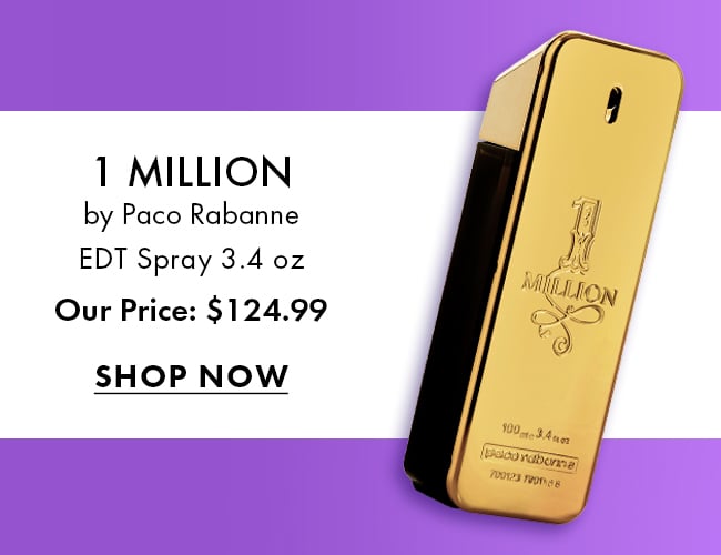 1 Million by Paco Rabanne EDT Spray 3.4 oz. Our Price: $124.99. Shop Now