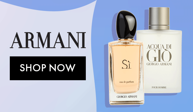 Armani. Shop Now