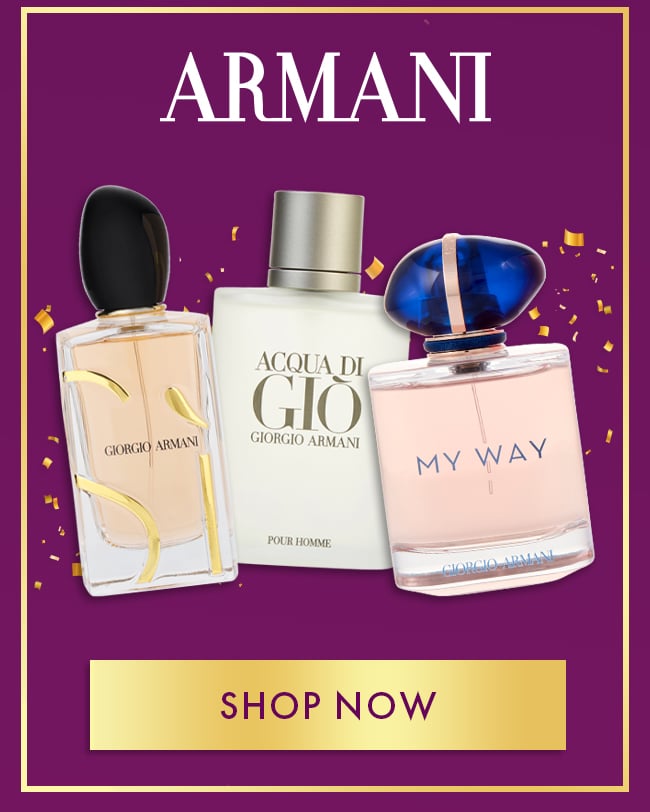 Armani. Shop Now