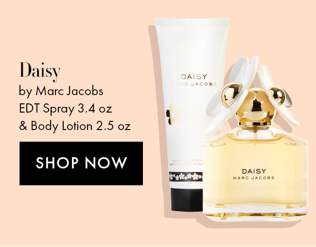 Daisy by Marc Jacobs. EDT Spray 3.4 oz & Body Lotion 2.5 oz. Shop Now