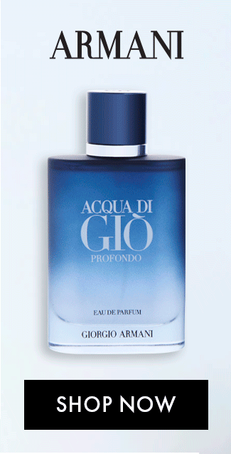 Armani. Shop Now