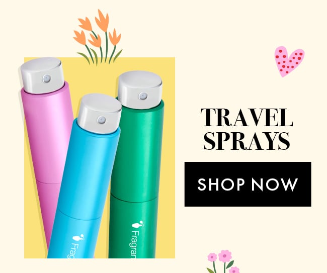 Travel Sprays. Shop Now