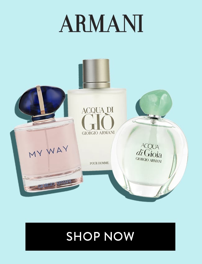 Armani. Shop Now