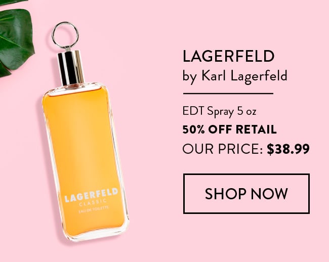 Lagerfeld by Karl Lagerfeld. EDT Spray 5oz - 50% Off Retail - Our Price: $38.99. Shop Now