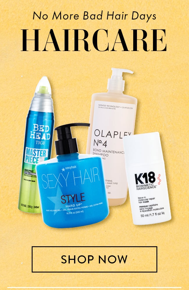 No More Bad Hair Days. Haircare. Shop Now