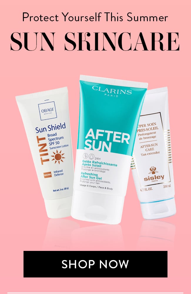 Protect Yourself This Summer. Sun Skincare. Shop Now