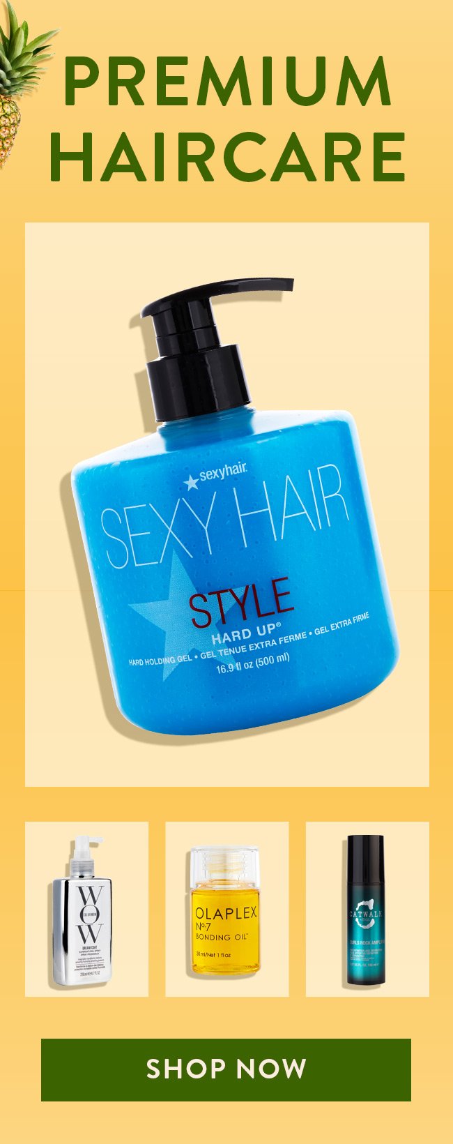 Premium Haircare. Shop Now