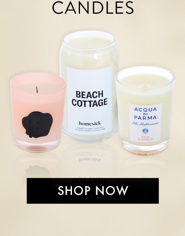 Candles. Shop Now