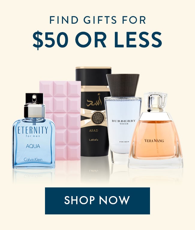 Find Gifts For $50 or Less. Shop Now