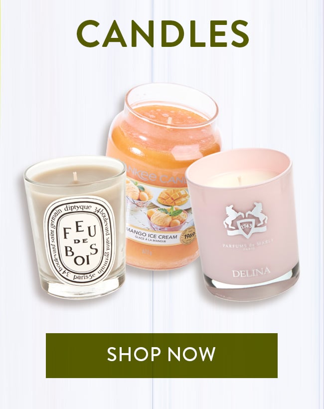 Candles. Shop Now