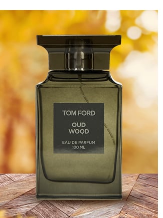 Fragrance bottle of Oud Wood