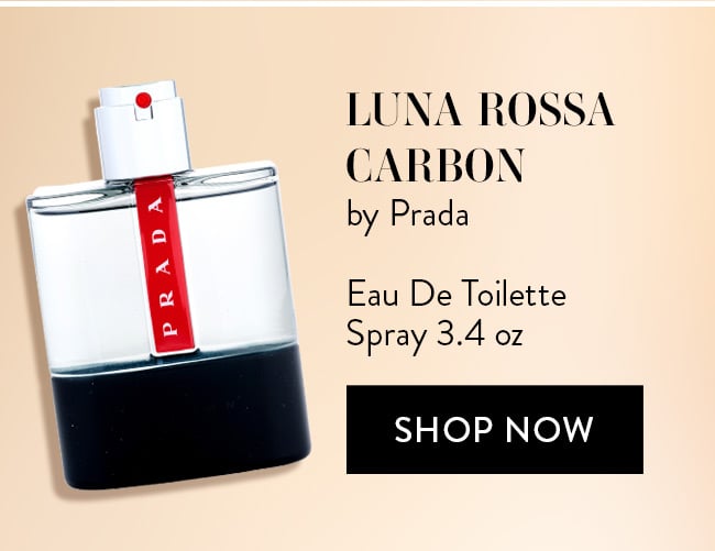 Luna Rossa Carbon by Prada. Eau De Toilette Spray 3.4 oz. Shop Now