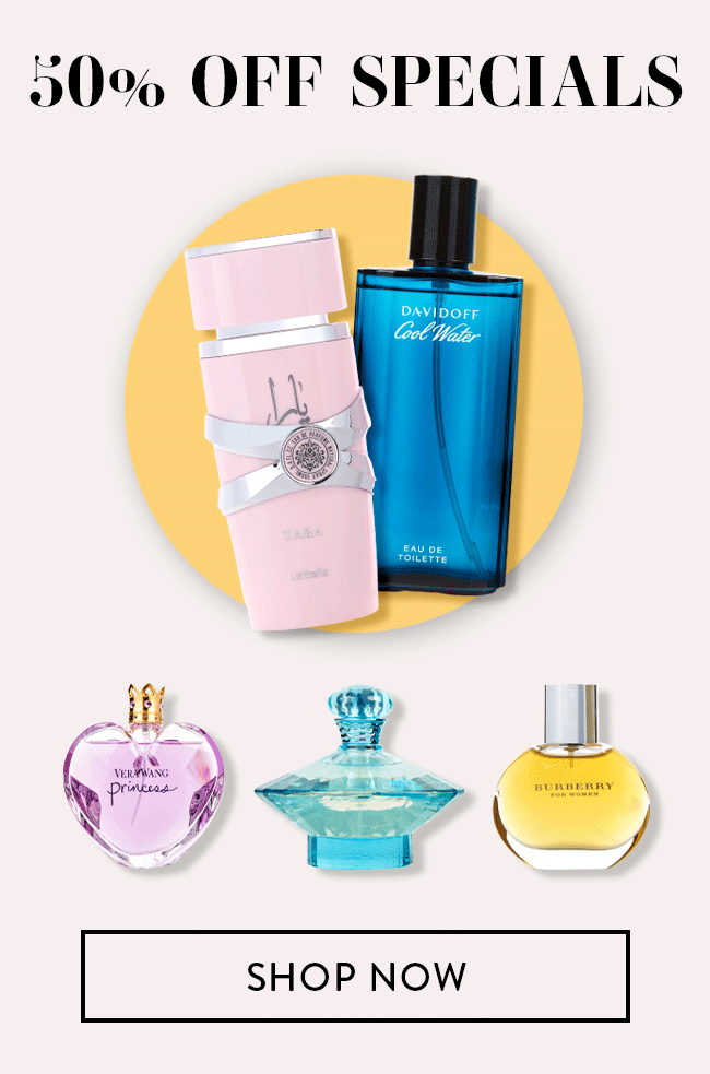 50% Off Specials. Shop Now